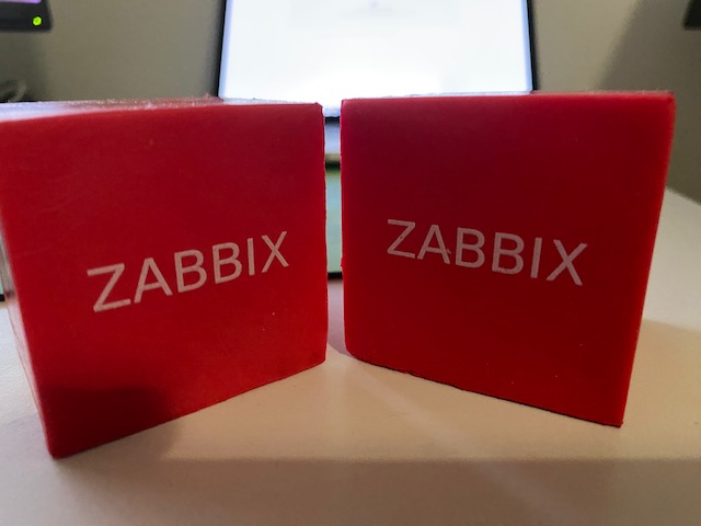 Two Zabbix cubes