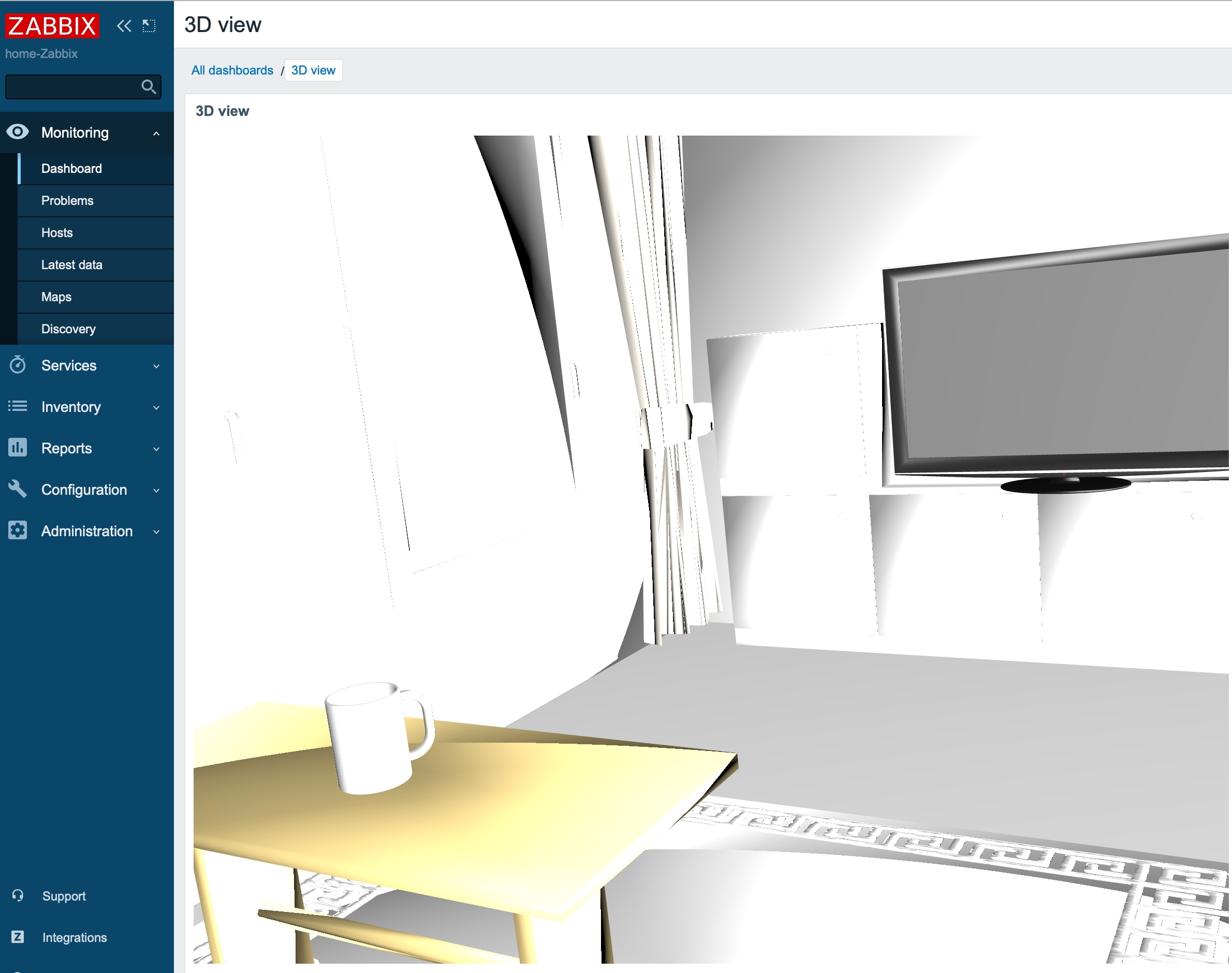 Zabbix with Blender
