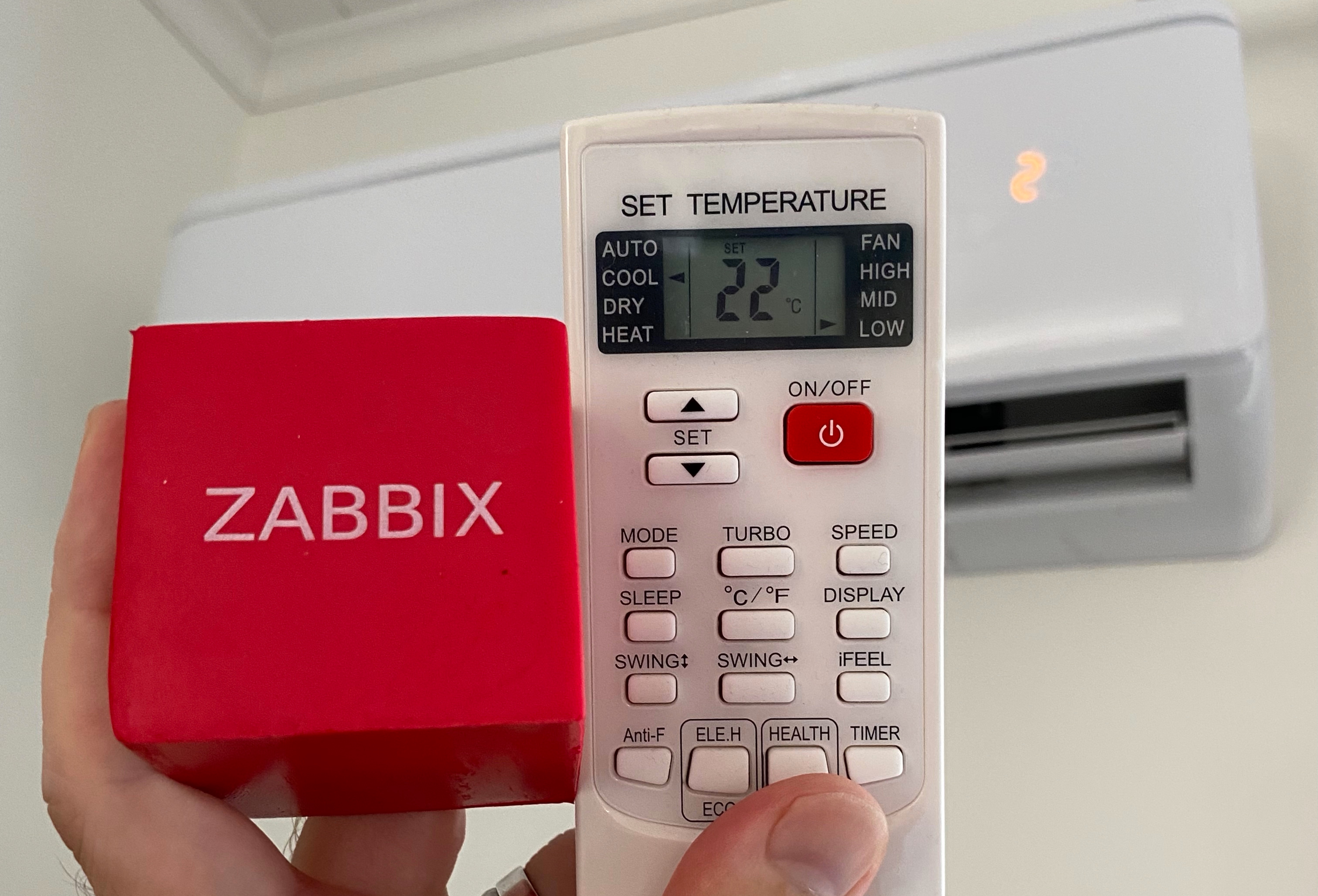 Control your AC with Zabbix