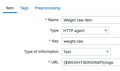 Get /logs to fetch recent readings